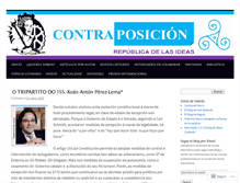 Tablet Screenshot of contraposicion.org